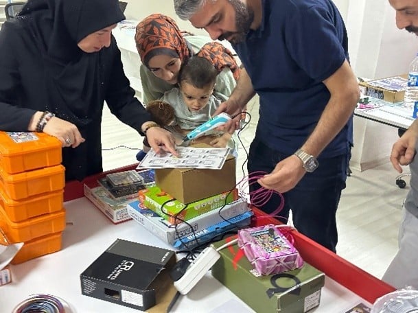 A person wearing a mask in a roomAI-generated content may be incorrect.